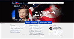 Desktop Screenshot of californiademocraticvoterguide.com